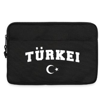 T-shirt de dinde - Sacoche pour ordinateur portable 13 pouces - noir - Devant