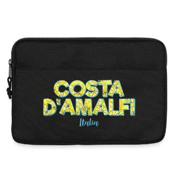 Costa d'Amalfi und Zitrone in Italien Amalfiküste - Laptoptasche 13" - Schwarz - Vorne
