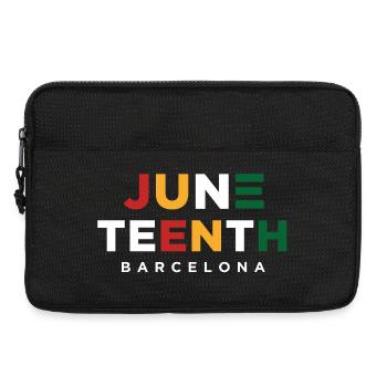 Bloc de couleurs de Juneteenth Barcelone - Sacoche pour ordinateur portable 13 pouces - noir - Devant
