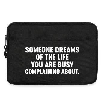 Positives Denken Inspirierend Motivation - Laptoptasche 13" - Schwarz - Vorne