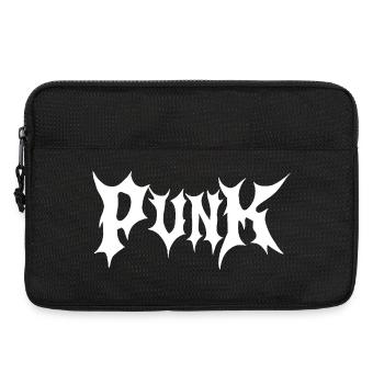 Punk-Gothic-Logo - Laptoptasche 13" - Schwarz - Vorne