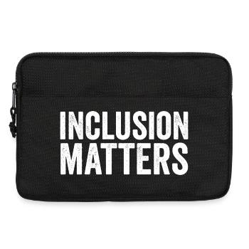 L’inclusion est importante – Éducation spécialisée – Freundli - Sacoche pour ordinateur portable 13 pouces - noir - Devant