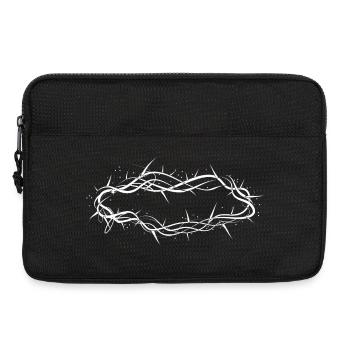 Dornenkrone - Laptoptasche 13" - Schwarz - Vorne