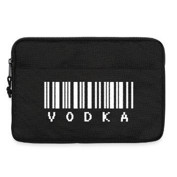 Vodka Barcode Typography - Laptop bag 13" - black - Front