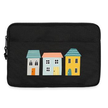 Houses - Laptop bag 13" - black - Front