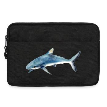 Chemise aquarelle Predator Shark Aquarelle - Sacoche pour ordinateur portable 13 pouces - noir - Devant