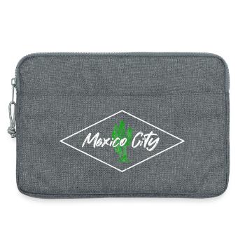 Cactus Skyline à Mexico - Sacoche pour ordinateur portable 13 pouces - gris chiné - Devant
