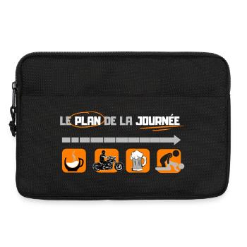 Plan du jour 2 - Sacoche pour ordinateur portable 13 pouces - noir - Devant