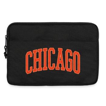 Chicago Arc Text in Orange 3D - Laptoptasche 13" - Schwarz - Vorne