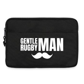 rugby, rugbyman, rugby sport, rugby humour - Laptop bag 13" - black - Front