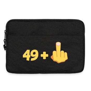 For 50th anniversary, 50th birthday - Laptop bag 13" - black - Front