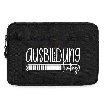 Ausbildung 2026 loading - Azubi - Auszubildender - Laptoptasche 13" - Schwarz - Vorne