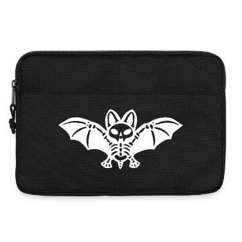 Skeletal bat - Laptop bag 13" - black - Front