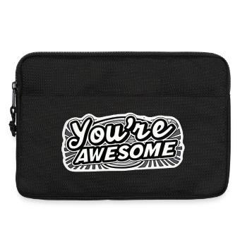 You're awesome! You're awesome! * - Laptop bag 13" - black - Front