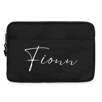 Fionn Name T-Shirt Gift for Men - Laptop bag 13" - black - Front