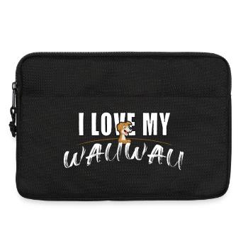 I love my Wauwau - Laptoptasche 13" - Schwarz - Vorne