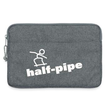 HALF-PIPE - Laptoptasche 13" - Grau meliert - Vorne