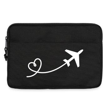 Airplane Heart - Laptop bag 13" - black - Front