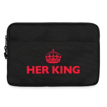 Her King - Laptop bag 13" - black - Front