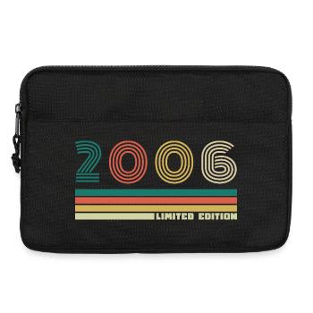 20 Years 2006 Vintage Birthday Gift - Laptop bag 13" - black - Front