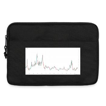 "Share The Gains" T-Shirt mit Grafik - Laptoptasche 13" - Schwarz - Vorne