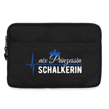 Nix Prinzessin - Schalkerin - ECG Pulse Gift - Laptop bag 13" - black - Front
