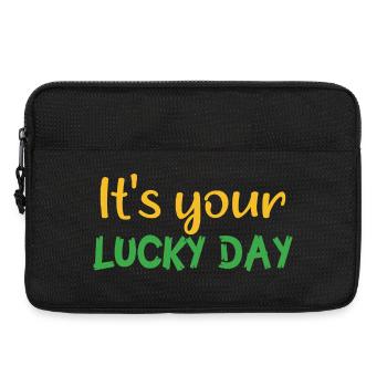 It´s your lucky day - Laptoptasche 13" - Schwarz - Vorne