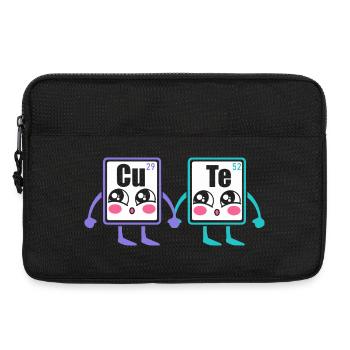 Chemie Chemiker Chemielehrer Spruch Wissenschaft - Laptoptasche 13" - Schwarz - Vorne