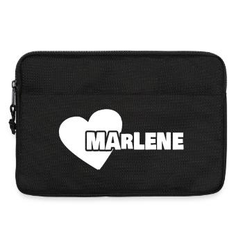First name Marlene - Laptop bag 13" - black - Front