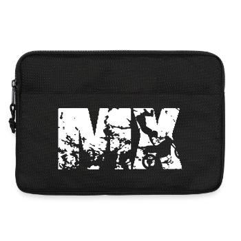 Classic MX Motocross Design - Laptop bag 13" - black - Front