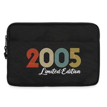 2005 Limited Edition - Vintage Anniversary Gift - Laptop bag 13" - black - Front