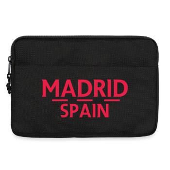 Madrid – Spanien - Laptoptasche 13" - Schwarz - Vorne