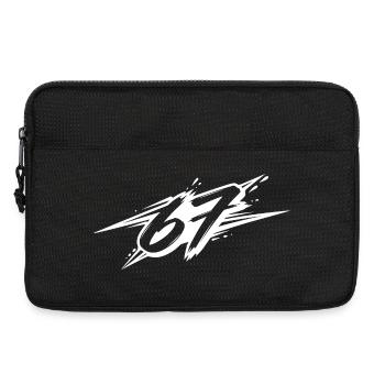 67 / Six Sept / 6-7 - Sacoche pour ordinateur portable 13 pouces - noir - Devant