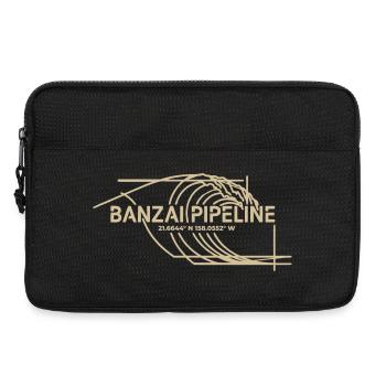 Banzai Pipeline Surf Wave Art - Sacoche pour ordinateur portable 13 pouces - noir - Devant