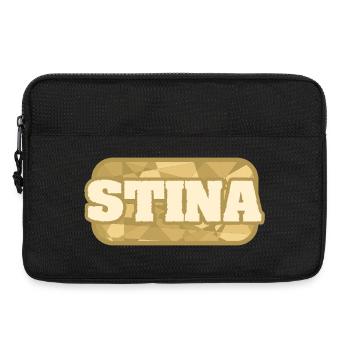 Stina als Gesundheit - Laptoptasche 13" - Schwarz - Vorne