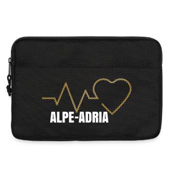Vacances cyclistes Alpe Adria - Sacoche pour ordinateur portable 13 pouces - noir - Devant