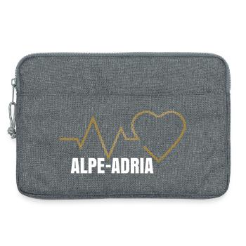 Fahrradurlaub Alpe Adria - Laptoptasche 13" - Grau meliert - Vorne
