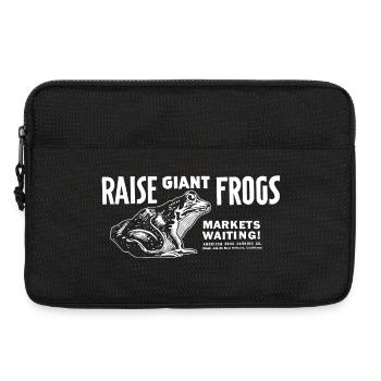 Raise Giant Frogs - Laptop bag 13" - black - Front
