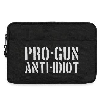 Pro-Waffen, Anti-Idiot - Laptoptasche 13" - Schwarz - Vorne