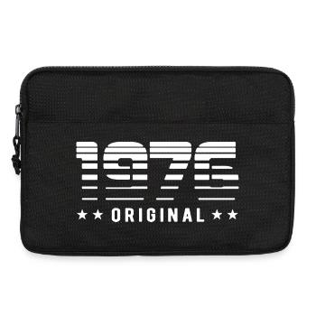 1976 Original Retro Design | Birthday - Laptop bag 13" - black - Front