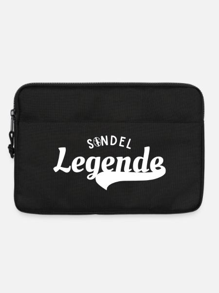 Sondeln_Legende_T-shirt_Design - Laptoptasche 13" - Schwarz