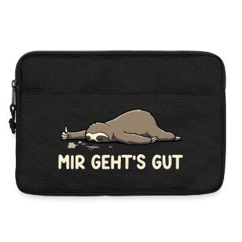 I'm fine – Funny sloth saying - Laptop bag 13" - black - Front