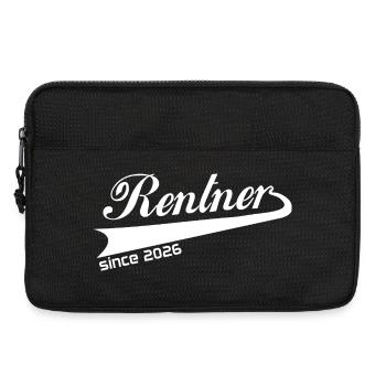 Rentner 2026 Ruhestand Rentner T-Shirt, Beanie - Laptoptasche 13" - Schwarz - Vorne