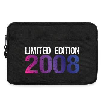 18. Geburtstag Limited Edition 2008 vintage - Laptoptasche 13" - Schwarz - Vorne