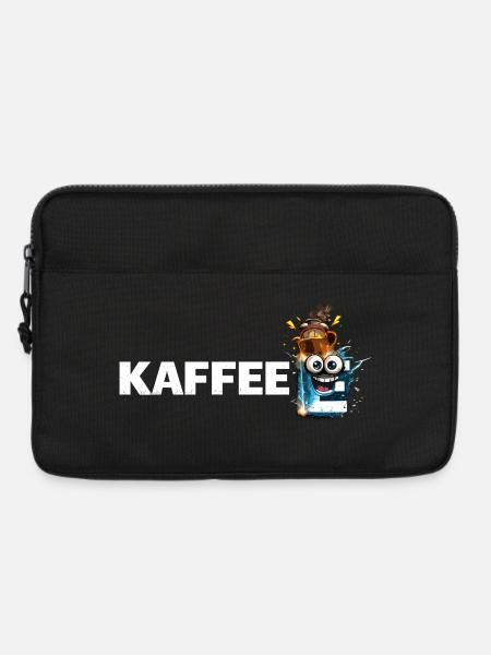 Coffee Mascot Splash - Laptop bag 13" - black