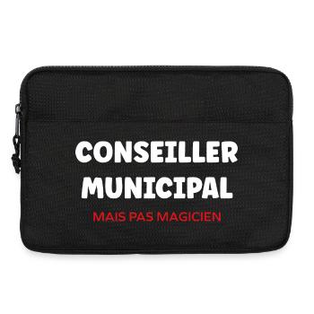 Conseiller Municipal  - Sacoche pour ordinateur portable 13 pouces - noir - Devant