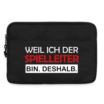 Because I'm the game master, that's why RPG - Laptop bag 13" - black - Front