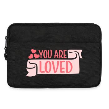 You Are Loved No Matter How You Feel Mitgefühl - Laptoptasche 13" - Schwarz - Vorne