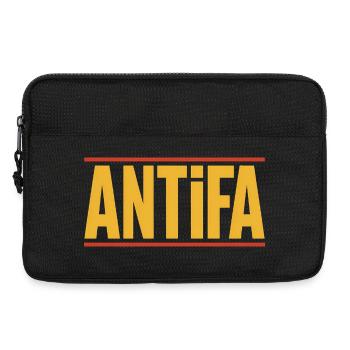 Antifa – Antifaschistisches Merch - Laptoptasche 13" - Schwarz - Vorne
