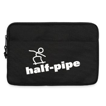HALF PIPE - Laptoptasche 13" - Schwarz - Vorne